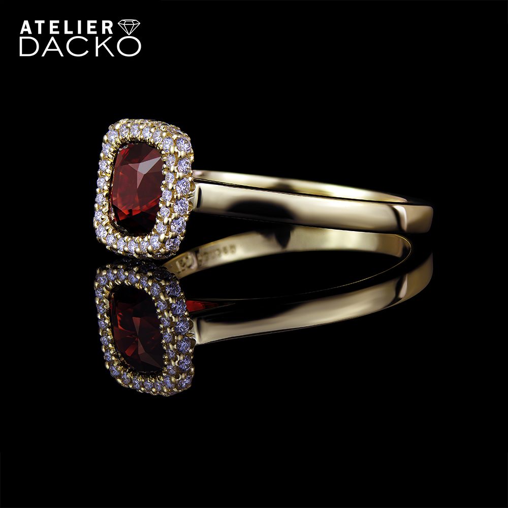 Vibrancy CollectionClawless Halo Red Spinel