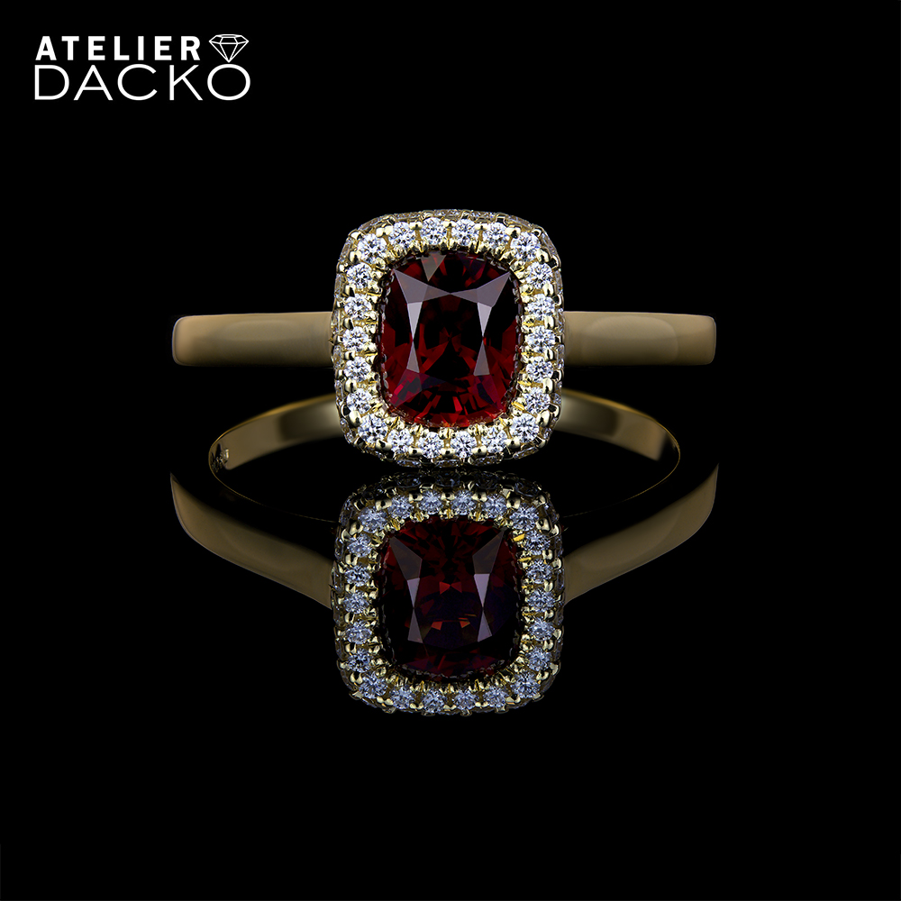 Vibrancy CollectionClawless Halo Red Spinel