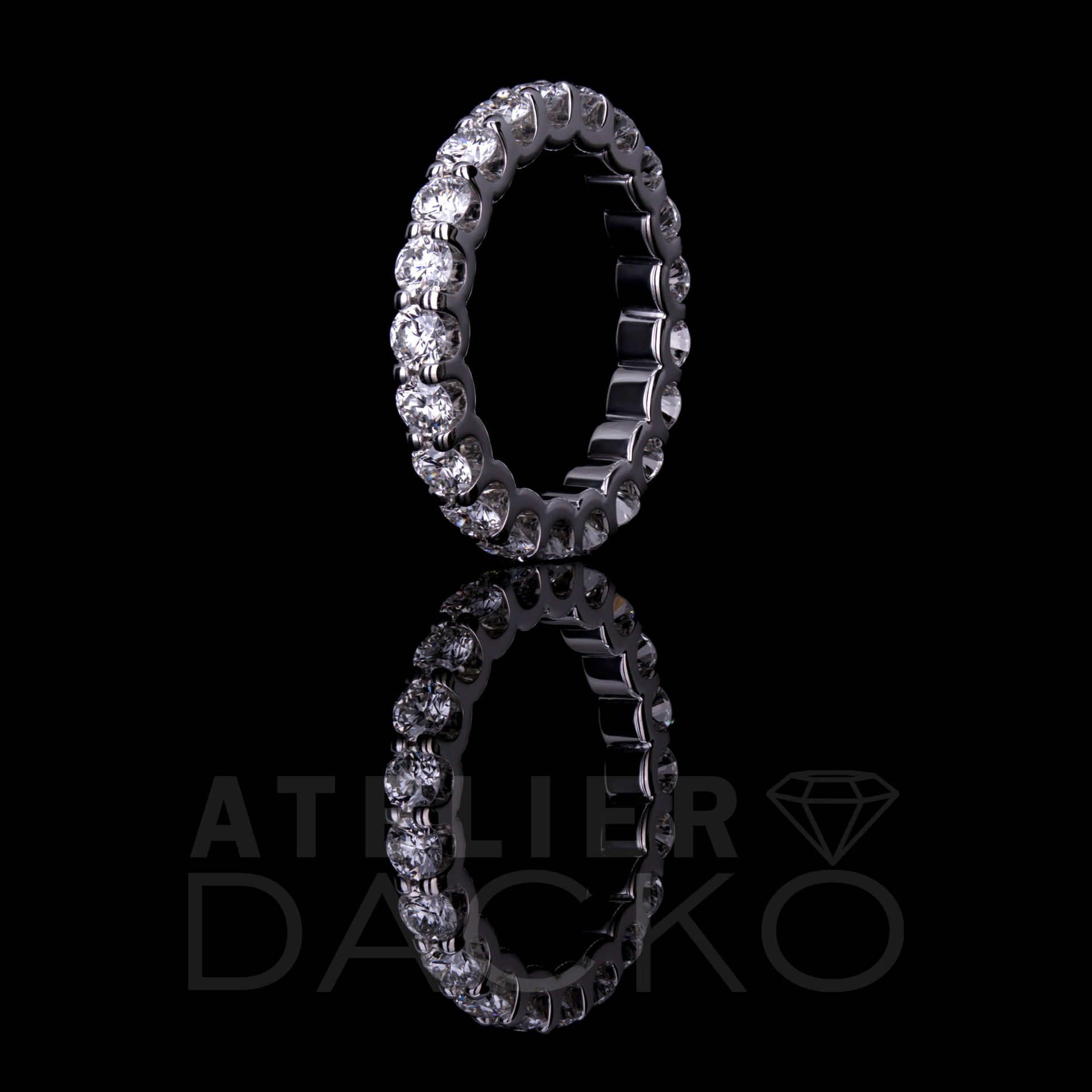 AD067-Diamond Full Eternity Band-2